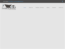 Tablet Screenshot of handhroofingks.com